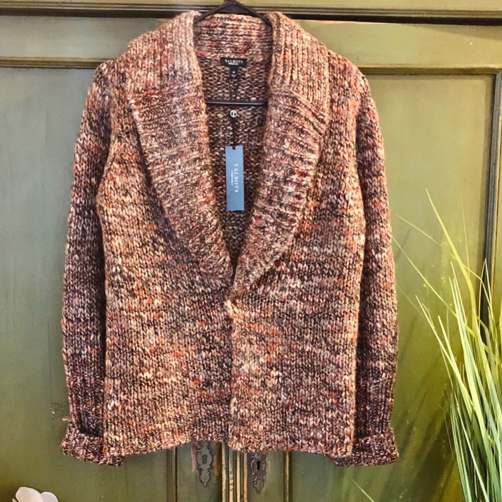 Brand New Talbots Fall Cardigan in Chunky Knit.